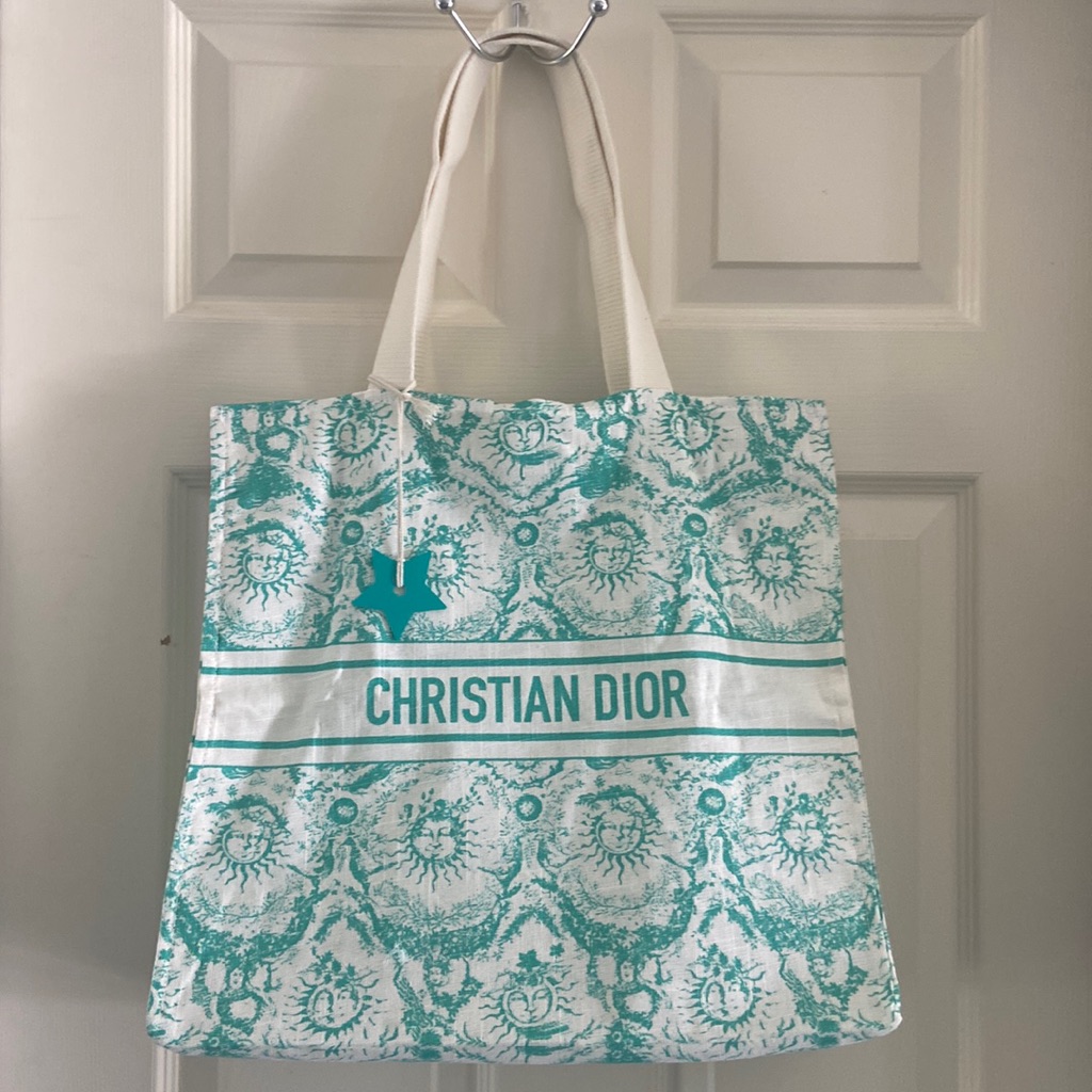 Dior Dior Riviera Toile De Jouy Soleil Tote New